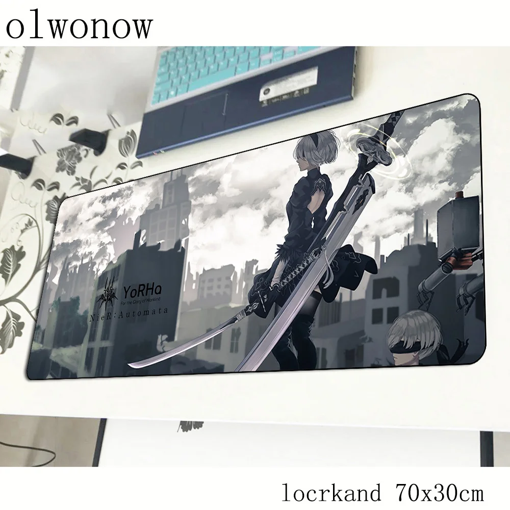 Nier automata коврик для мыши геймер подарок на Хэллоуин 700x300x2 мм notbook игровой большой