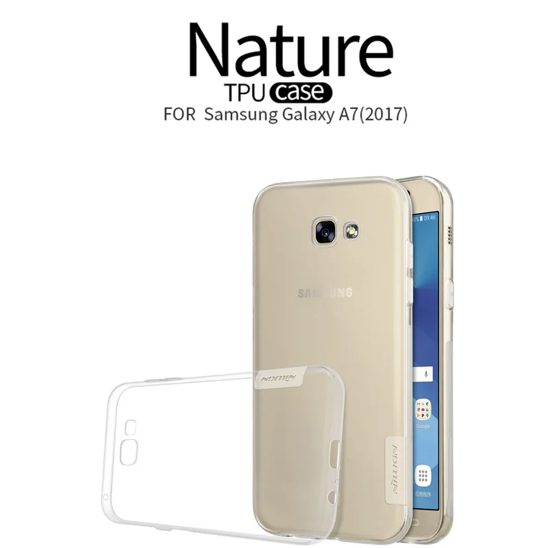 Case для Samsung Galaxy A7 (2017) Nillkin природа окружающей нетоксичный ТПУ задняя крышка (5.7