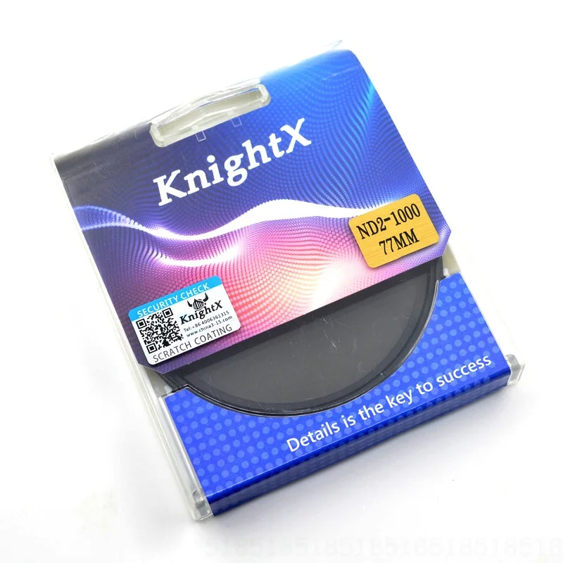 KnightX от ND2 до ND1000 ND400 ND2-400 ND2-ND400 с переменной плотностью ND фильтр для объектива камеры 49 52 мм 55 мм 58 мм 67 мм 77 мм для canon nikon