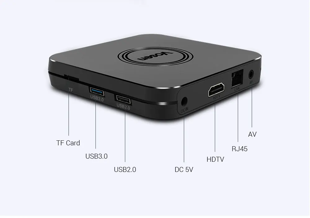 Ilebygo Смарт Android 9,0 ТВ-бокс Amlogic s905x2 четырехъядерный набор верхней коробки 2,4G/5G двойной wifi поддержка OTA обновление медиаплеер