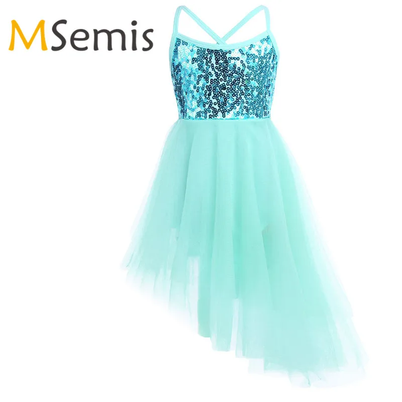 Балетное платье для девочек гимнастический купальник балетное пачка из хлопка и