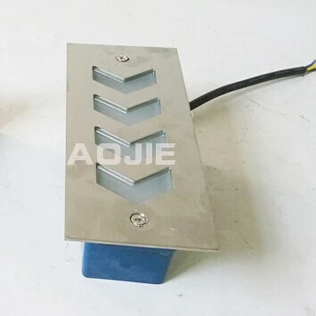 Светодиодная Водонепроницаемая подземная лампа 3 х3 Вт с теплым и холодным белым