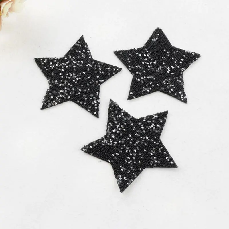 Applique Patch Strass Rhinestones Motifs Iron On Patches Crystal For Jeans Clothing Crafts Decorations | Дом и сад