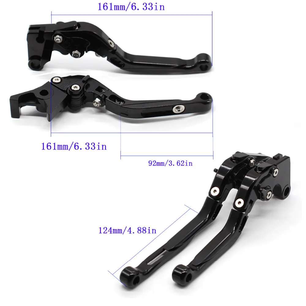 Регулируемые складные выдвижные рычаги тормозной муфты и рукоятки для Yamaha YZF R1 R1M