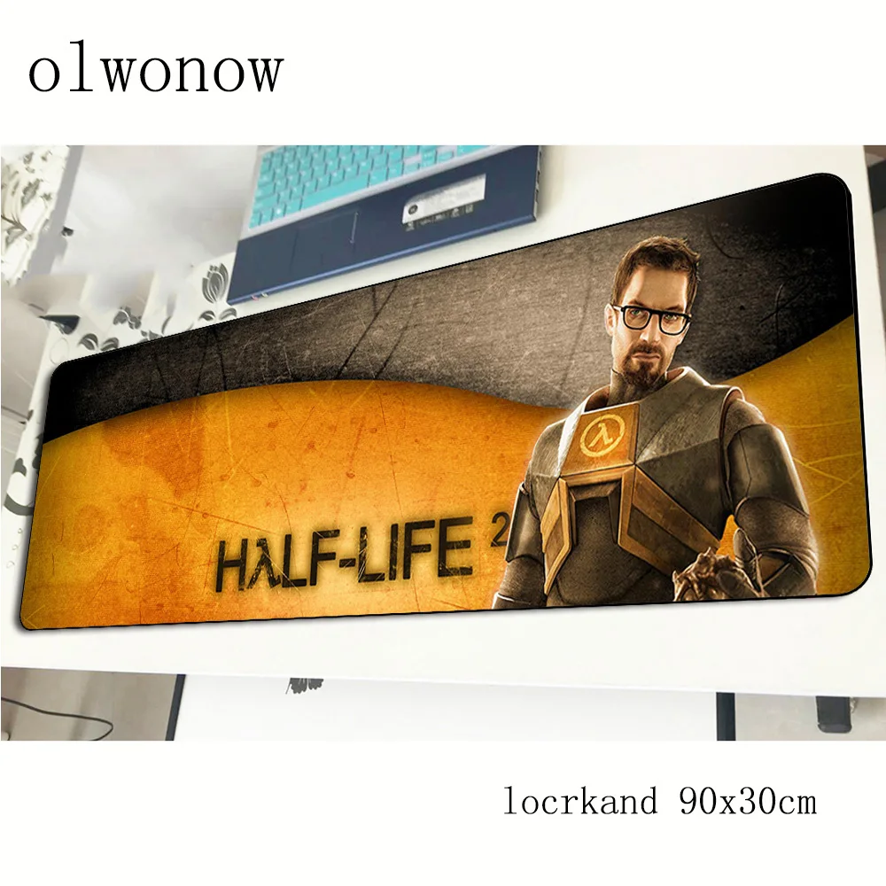Коврик для мыши half life 900x300x3 мм модные коврики лучший игровой коврик