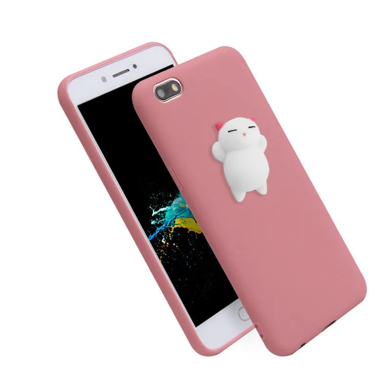 Pinch тыкать Squishy Cat Мягкий силиконовый чехол для OPPO A59 A33 A37 A53 A39 A57 A71 A79 A73 A75 R7 r7S R9 R9S R11
