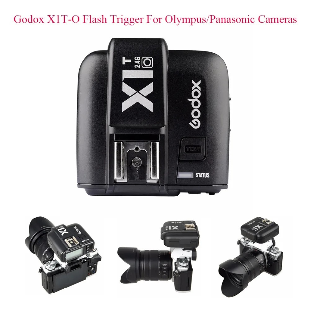 Godox X1T O 2 4G TTL Беспроводной студийный триггер вспышки для Olympus/Panasonic HSS LCD передатчик