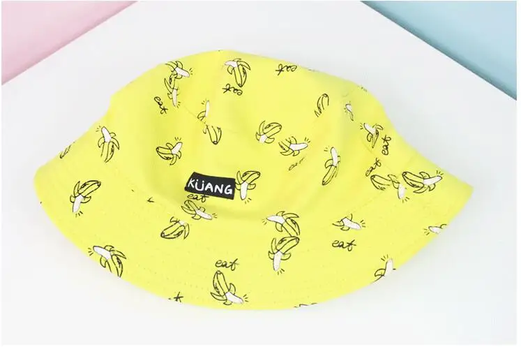 Панама Двусторонняя унисекс модная Панама Bob cap s хип-хоп Gorro мужская летняя кепка sad boys пляжная шляпа от солнца банан