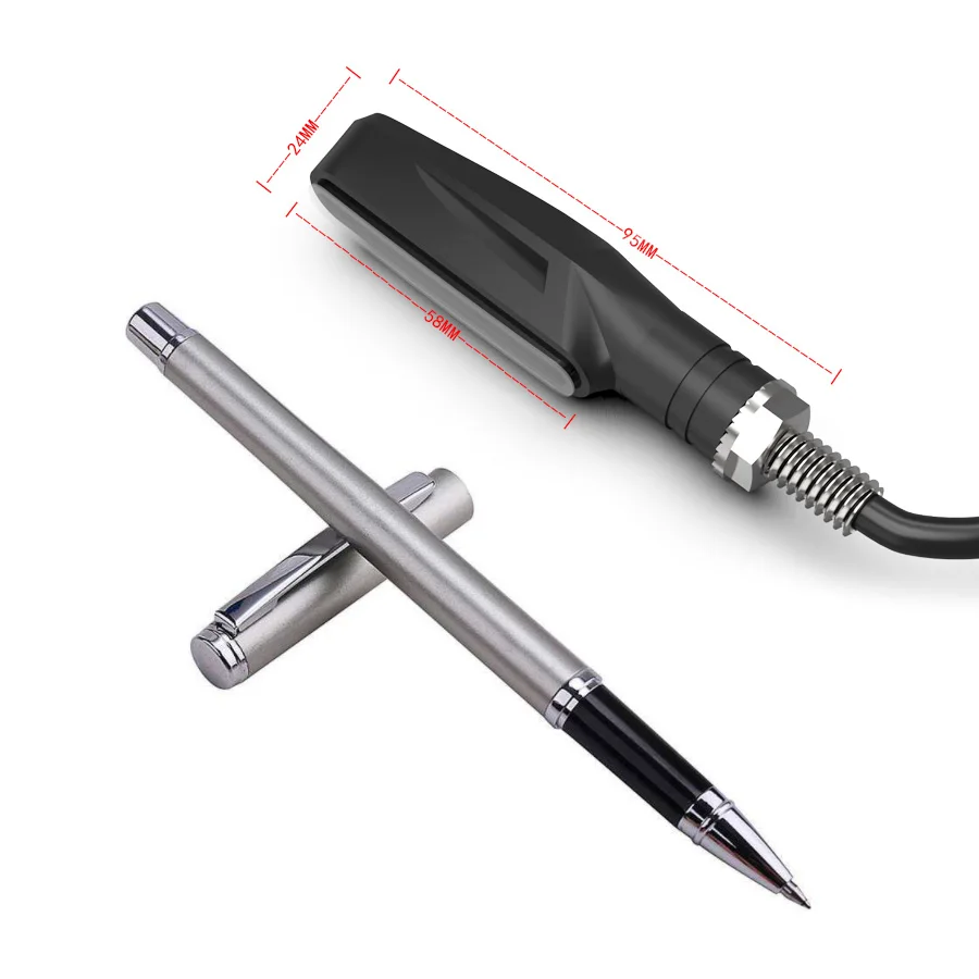 Универсальные светодиодные мини указатели поворота SAARMAT для мотоцикла