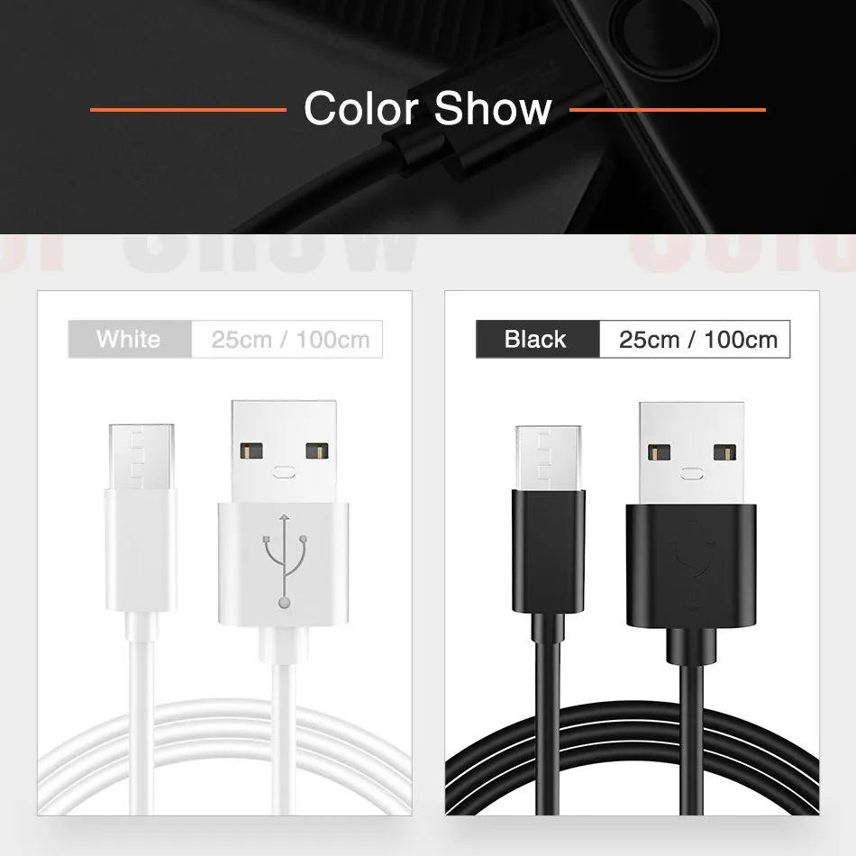 3 шт. в упаковке ROCK Micro Usb кабель 5V2A Быстрая зарядка Usb ЗУ для мобильного телефона шнур для SamSung Xiaomi huawei Android синхронизация Дата кабель