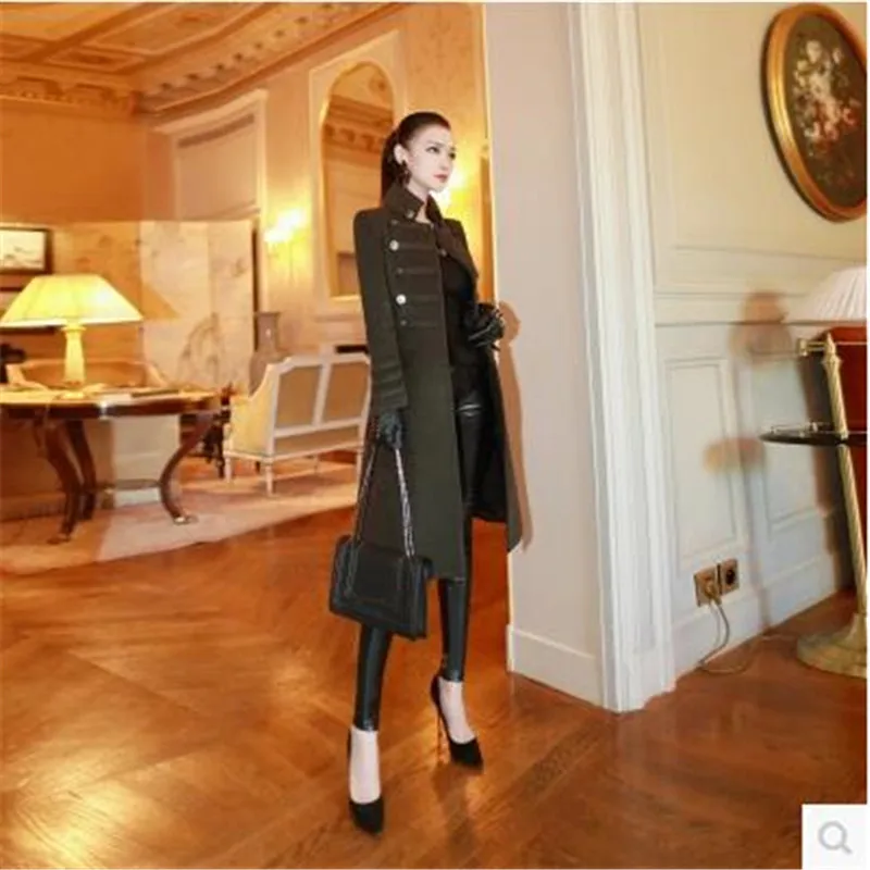 YAGENZ модное женское стильное новое шерстяное пальто большого размера одежда