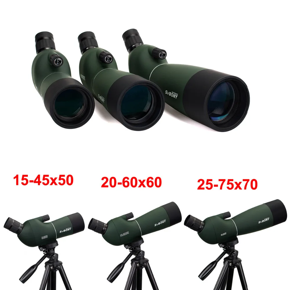 Svbony SV28 50/60/70 мм зрительная труба зум телескоп HD мощный монокулярный бинокль