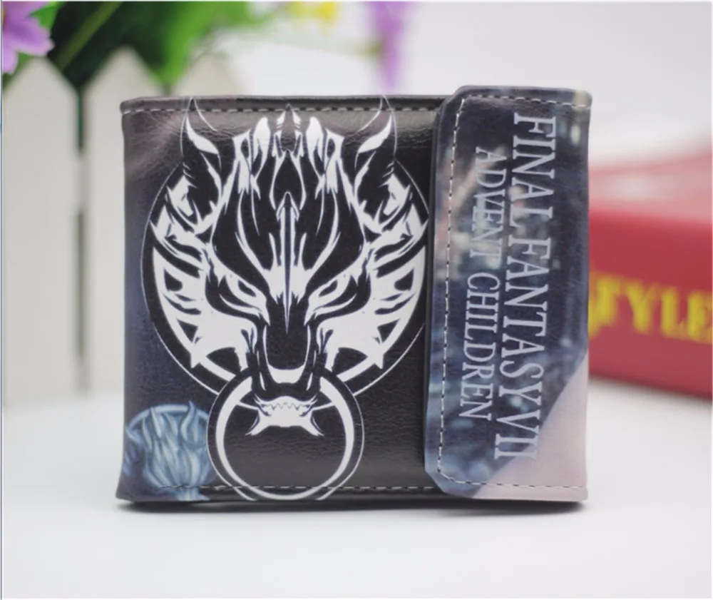 Ботинки из аниме Последняя Фантазия лого кошелек два раза для маленьких