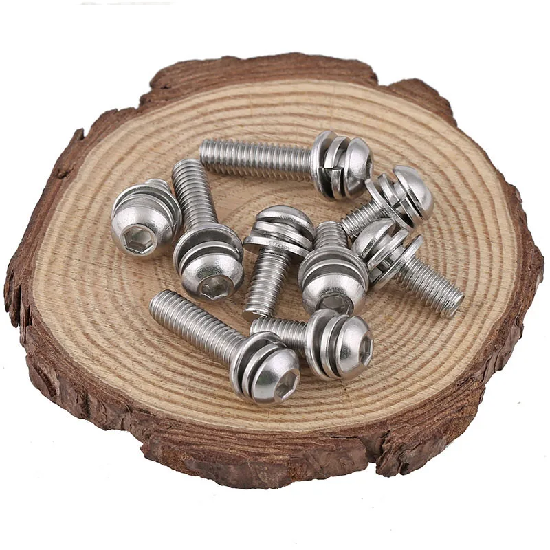 3 шт. шестигранные винты с круглой головкой из нержавеющей стали | Обустройство