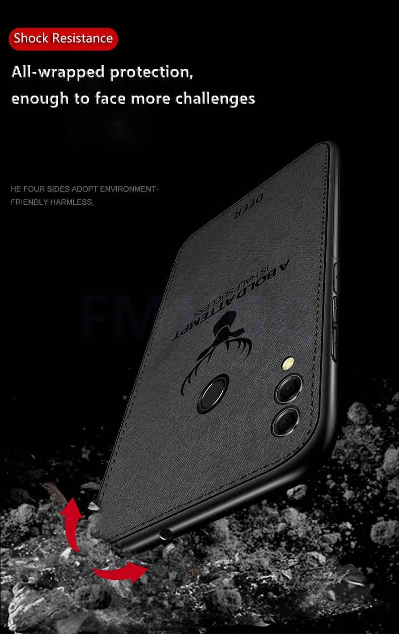 Модный тканевый объемный чехол из мягкого ТПУ на магните для huawei Honor 8X, чехол со встроенной магнитной пластиной для huawei Honor 8X 7X, чехол