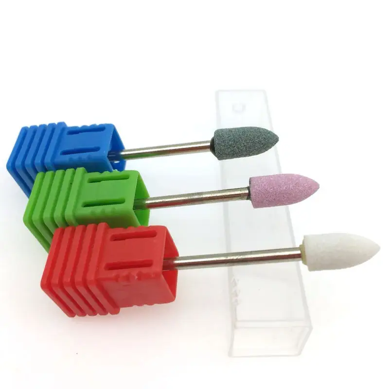 Mix type 11-3pcs 4 шт./компл. керамический камень ногтей сверло Фрезерный резак чистый Маникюр для электрического ногтей дрель инструмент салонные аксессуары - Цвет: Mix type 11-3pcs