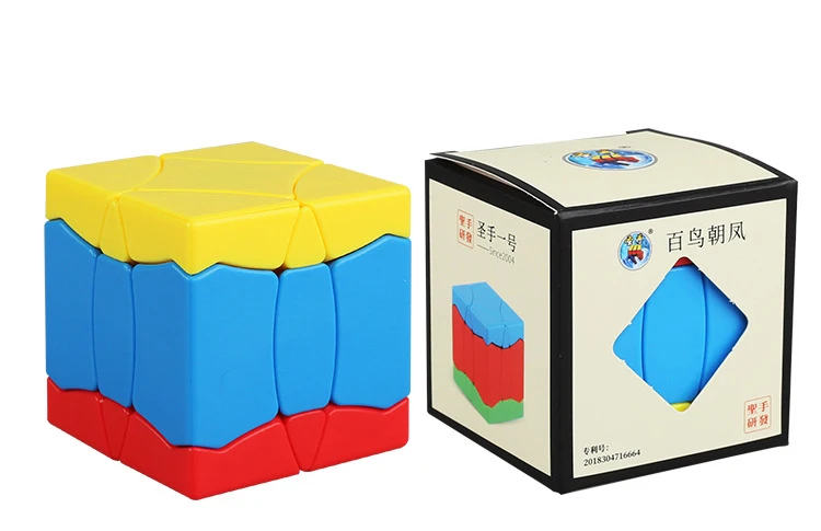 ShengShou 3x3 BaiNiaoChaoFeng Профессиональный волшебный куб головоломка Cubo Magico без наклеек обучающая игрушка Рождественский подарок для детей