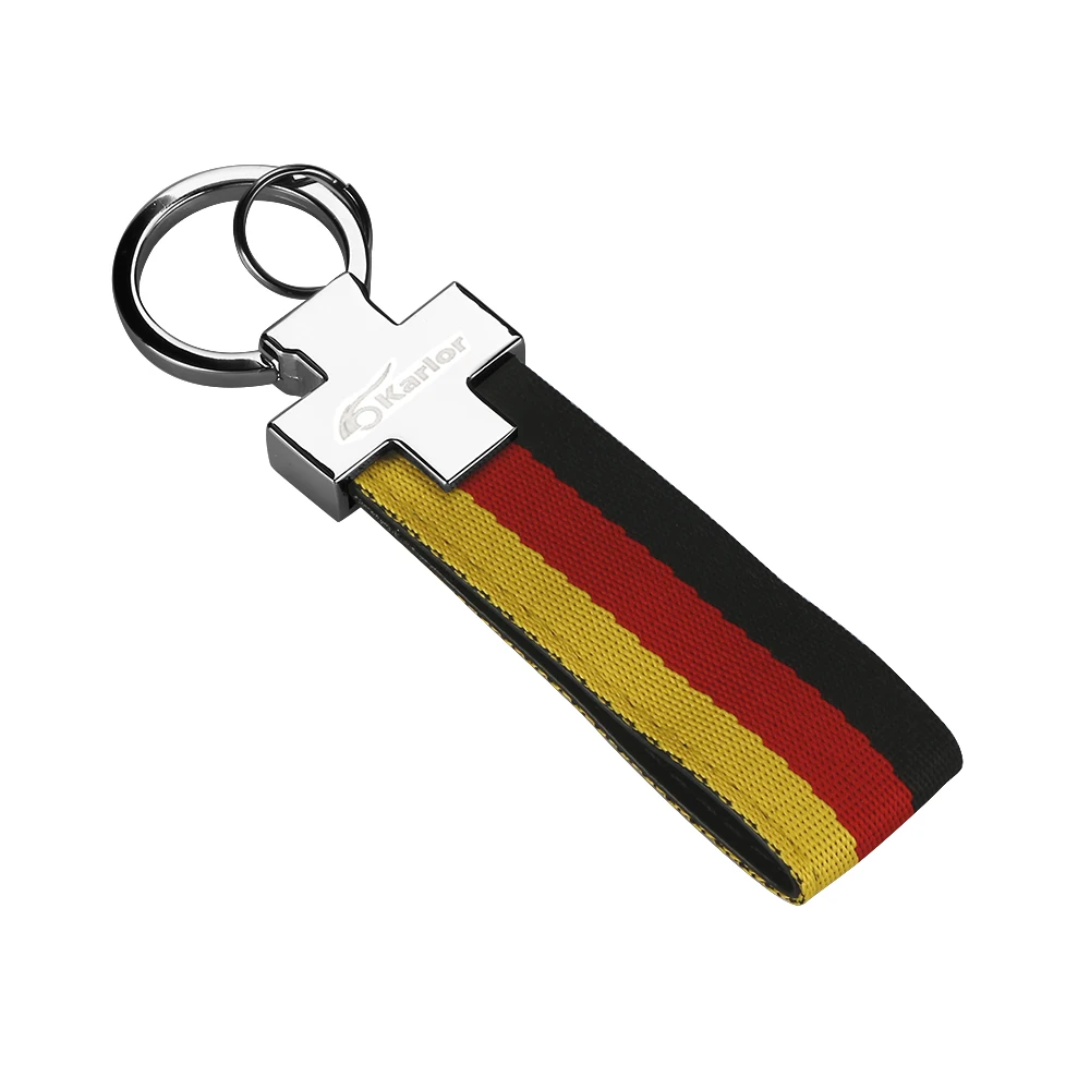 Автомобильный спортивный металлический + тканевый итальянский флаг Немецкий