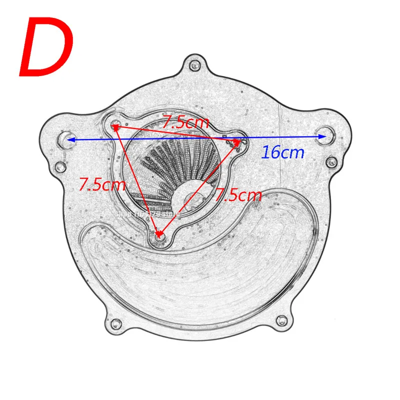 

Motorcycle Air Cleaner Intake Filter All Chrome For Harley Touring Street Glide Road King Electra Glide 2017-2019 Softail 2018
