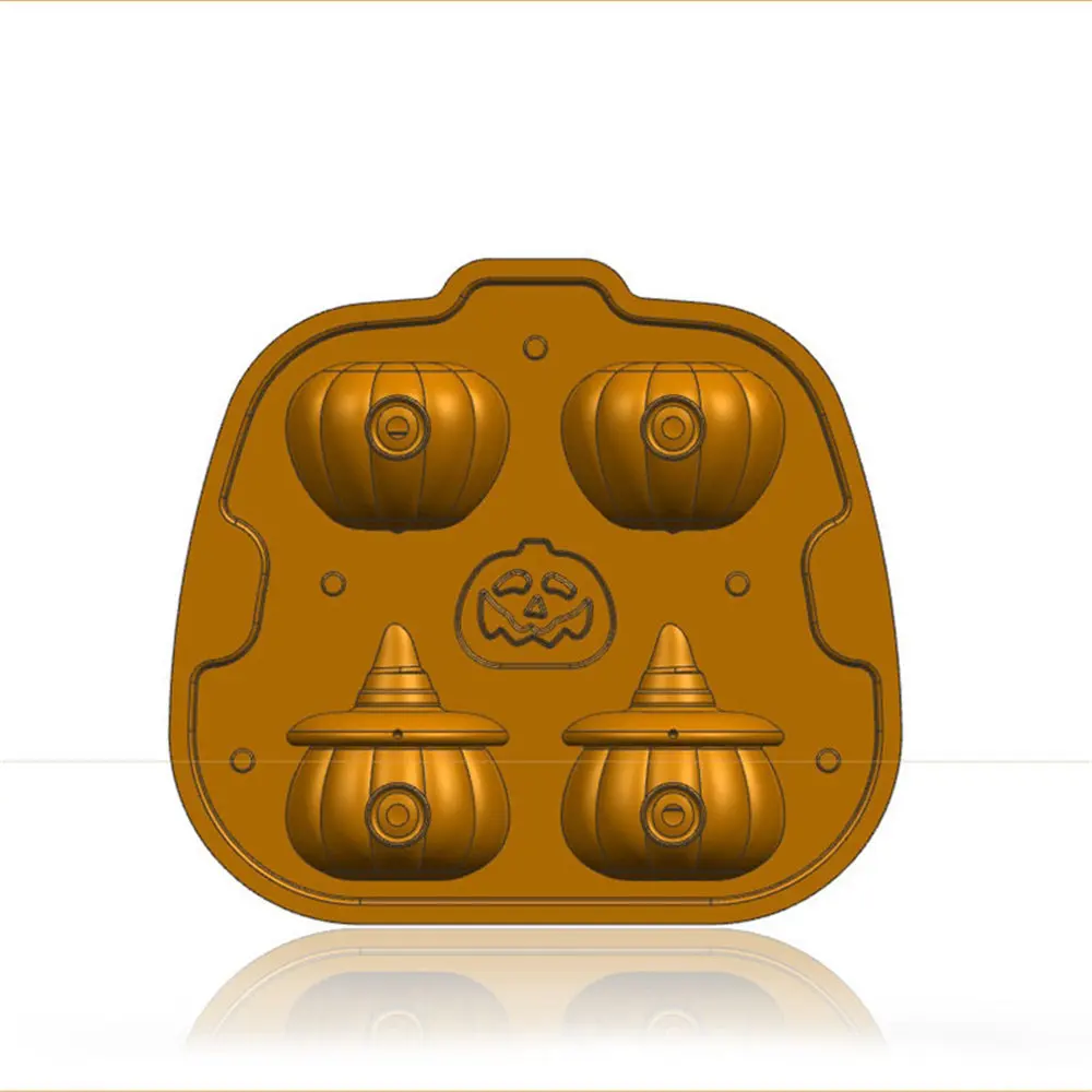 3D форма для льда на Хэллоуин Силиконовый поднос шоколада торта конфет вечеринки