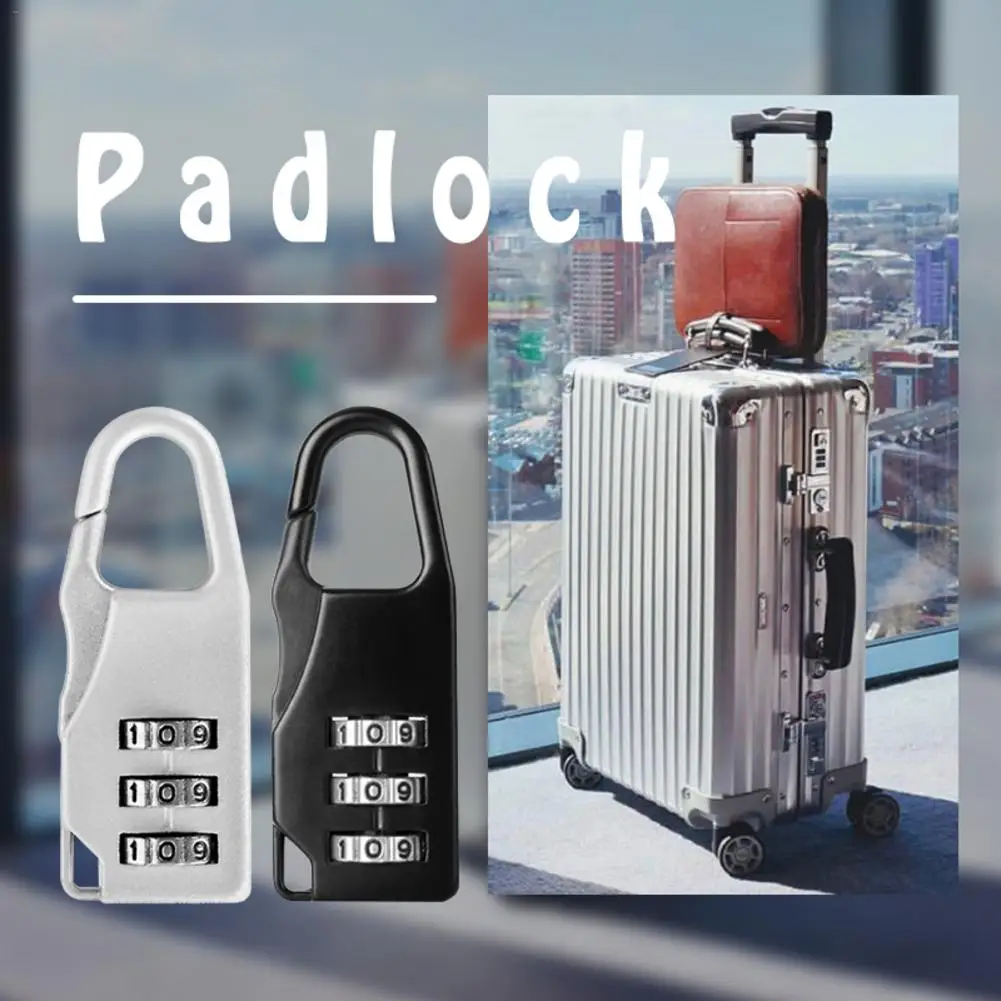 Чемодан для путешествий замок код коробки ювелирных изделий инструментов шифр