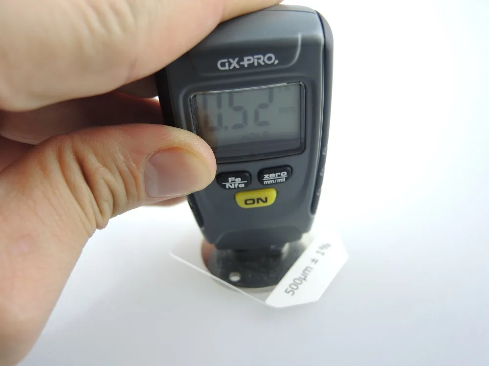 Автомобильный тестер толщины лакокрасочного покрытия портативный цифровой ЖК