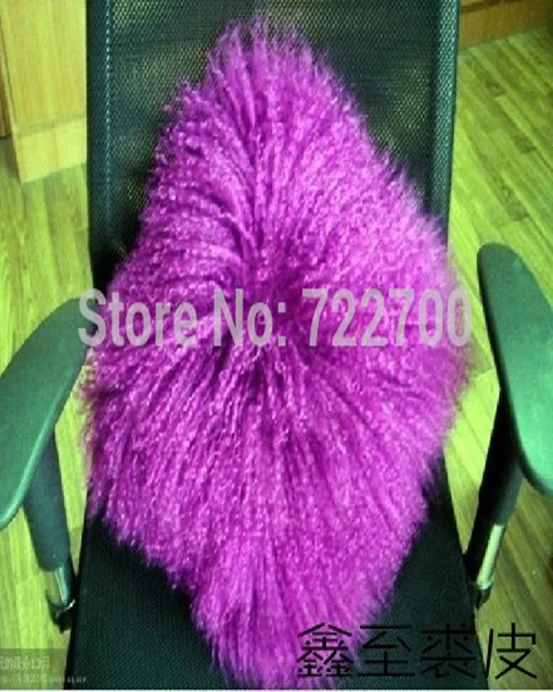 Наволочка из натурального монгольского меха ягненка 30x50 меховая наволочка для