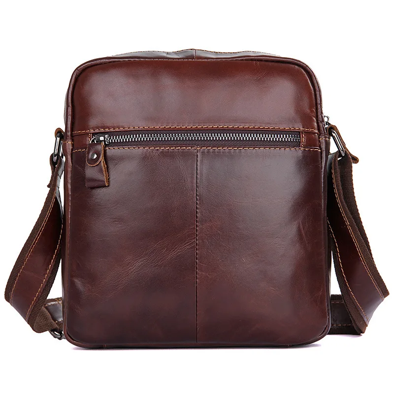 Men's Crossbody Bags Genuine Leather 2019 Man Messenger Shoulder Bag Vintage Fashion Brand Mini Cow Male |