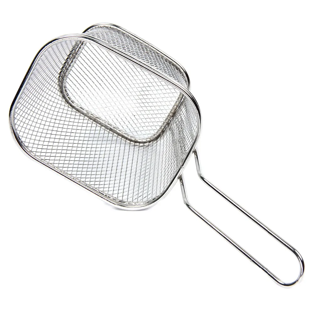 Мини корзина для жарки картофеля фри из нержавеющей стали|tool tool|tools cookingtool stainless |