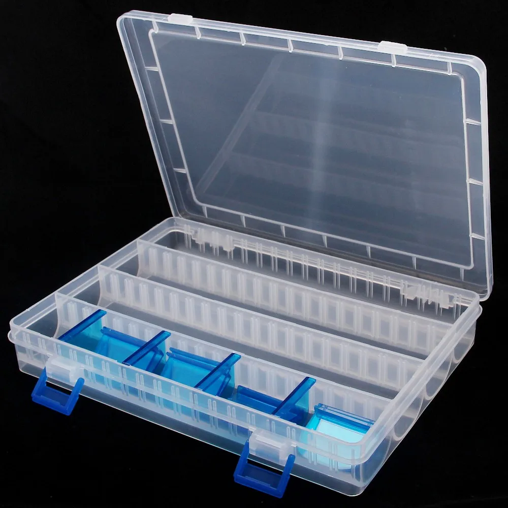Коробка Многофункциональная Пластиковая для рыбалки 25x18x4 см|tackle box|lure tackle boxfishing box