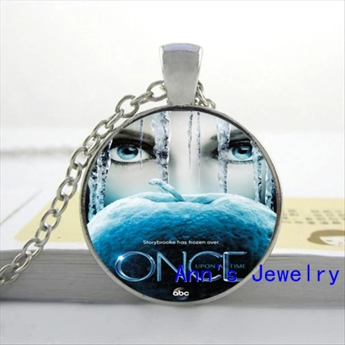 HZShinling, ожерелье Once Upon a Time, Мультяшные фильмы, детский подарок, Once upon a Time, подвесной стеклянный купол, ожерелье, HZ1 - Окраска металла: 5