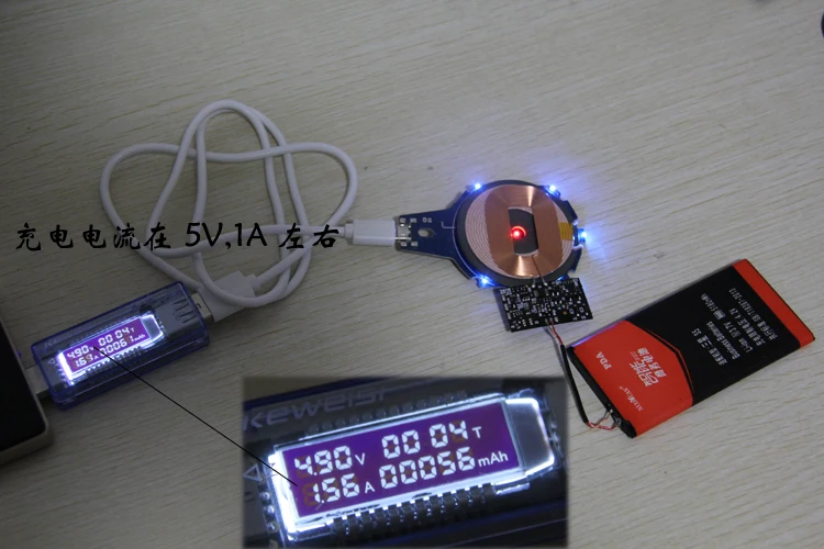 Модуль приемника беспроводного зарядного устройства плата PCBA катушка