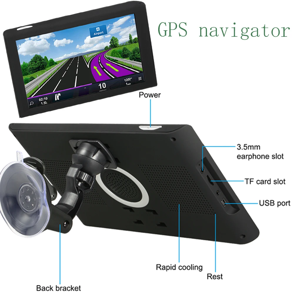 Автомобильный gps-навигатор автомобильные аксессуары 9 дюймов конденсатор HD FM Bluetooth 256BM спутниковый голосовой автомобильный навигатор Navitelk грузовик gps Naviga