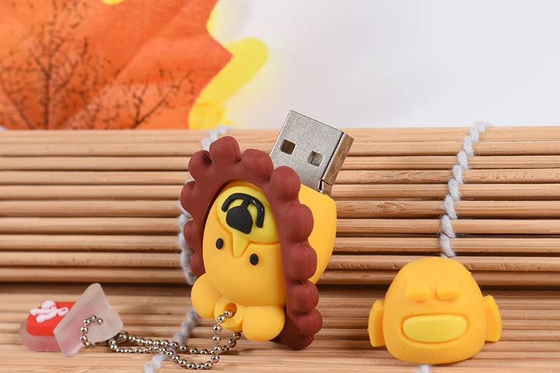 JASTER милый мультфильм Лев USB флеш-накопитель 8 ГБ 4 ГБ 64 ГБ 32 ГБ 16 ГБ милые животные мини-карта памяти в подарок флешка полная емкость
