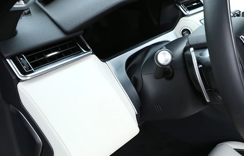 

ABS Matt Interior Car Bottom Dashboard Console Strip Trim Accessories Trims 1PCS for Land Rover Range Rover Velar 2017 2018
