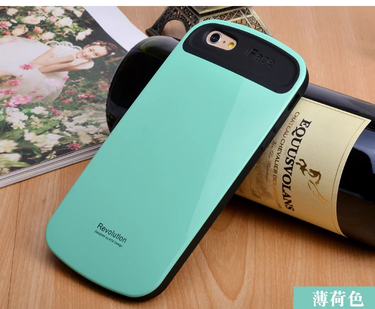 Для iPhone 6 6 S iFace чехол из мягкого силикона+ твердая задняя крышка карамельного цвета милый стильный противоударный чехол для iPhone 6S 6 S чехлы чехол s сумки