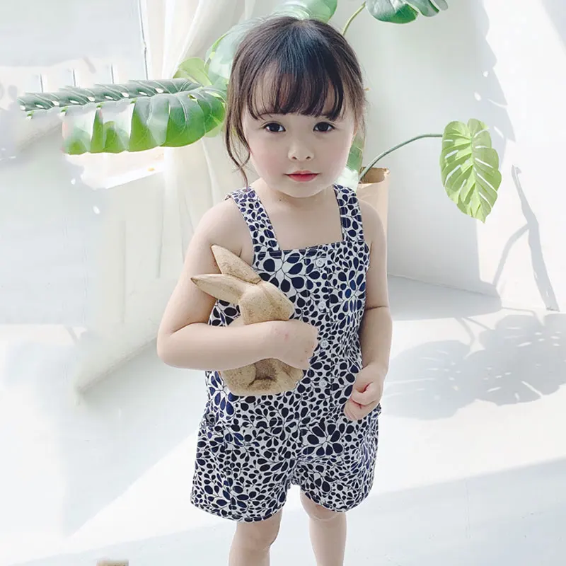 Комплект со штанами для девочек с цветочным рисунком коллекция 2019 года летние