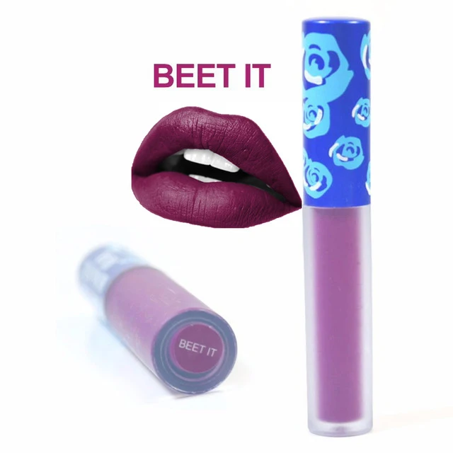01 Beet it Романтический медведь 12 цветов Матовая Обнаженная сексуальная губная помада шелковистый красный бархат голый губы Batom долговременная красота красочная губная помада - Цвет: 01 Beet it