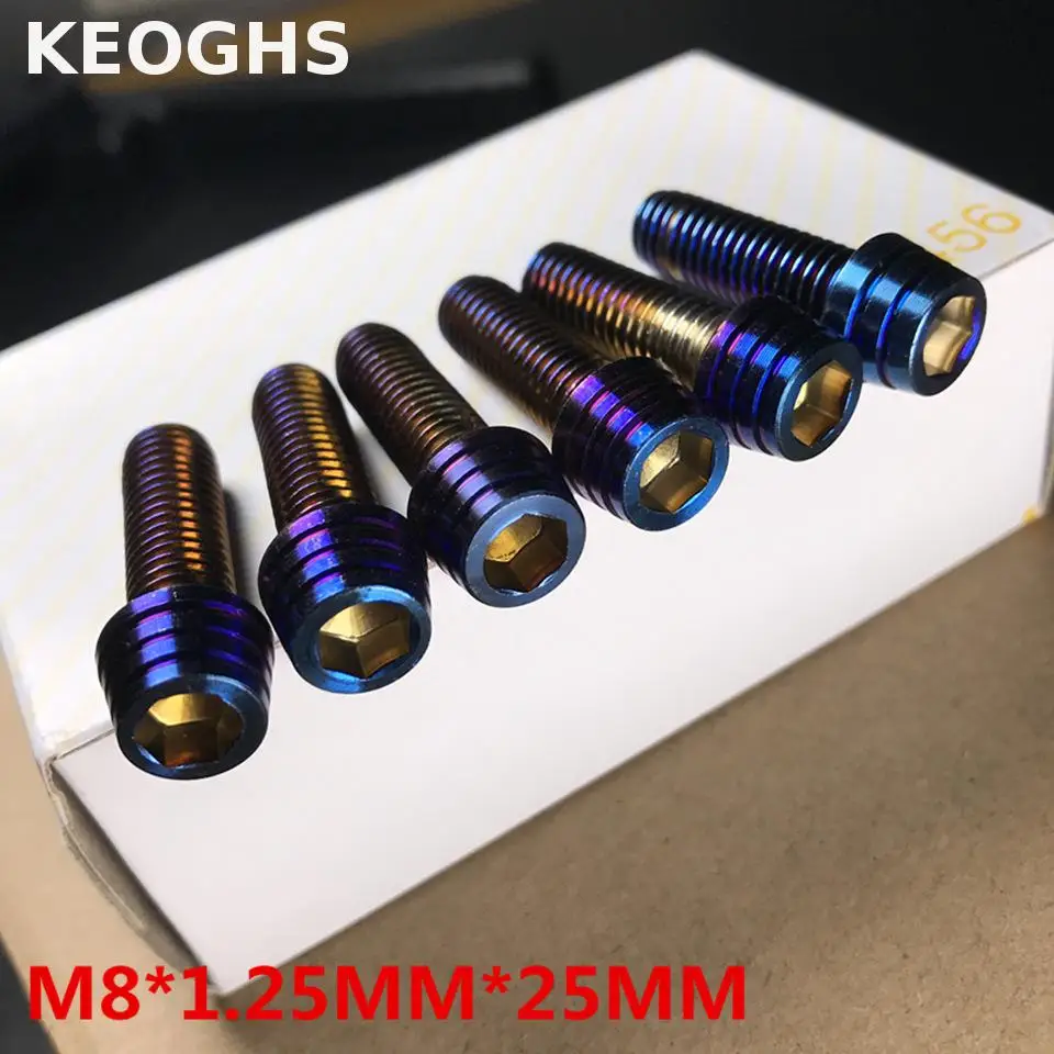 Keoghs мотоциклетный винт M8 * 1 25*25 мм для тормозного кронштейна/адаптера красочная
