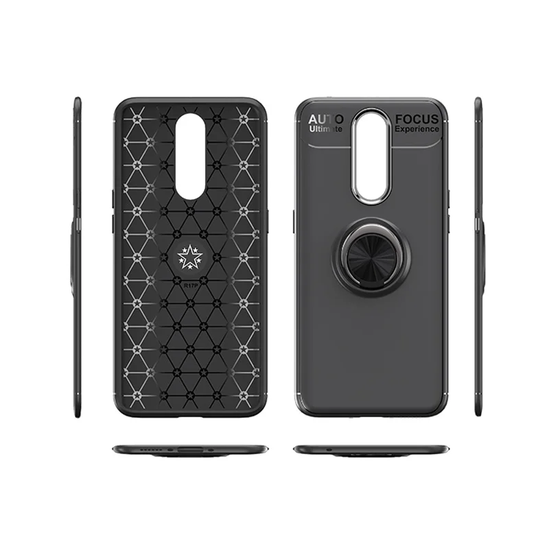 Lenuo Finger Ring All-in-one Case for OPPO R17 PRO Mix color ring bracket back cover Magnetic Car Holder Oppo Pro |