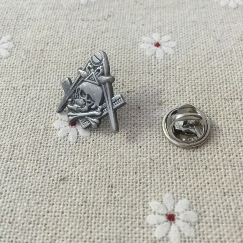 100 шт. значок масонство значки масонов масонский обменный череп и скрещенные