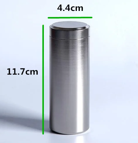 1 шт. портативный чайный бак дорожный мини для хранения металлический