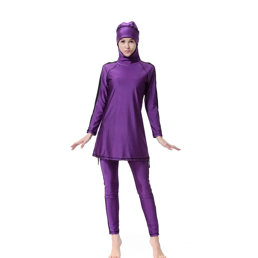 Большие размеры Мусульманский купальники женские 2018 женский купальный костюм