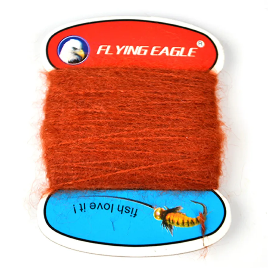 1 сумка Fly Fishing Feather Line блестящая синель Хрустальная светящаяся линия DIY стримерные наживки материал Летающие приманки - Цвет: 008 HongSe