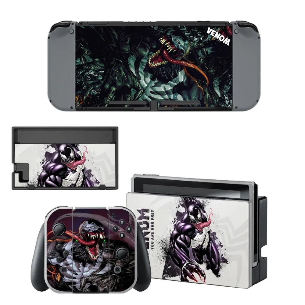 Виниловая наклейка для кожи Venom консоли Nintendo Switch и Joy Con Controlle|Наклейки| |