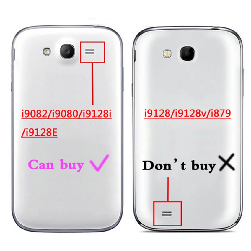 Откидная крышка кожаный чехол для телефона samsung Galaxy дуэта I9082 Neo Плюс GT I9060i I9060 i9082