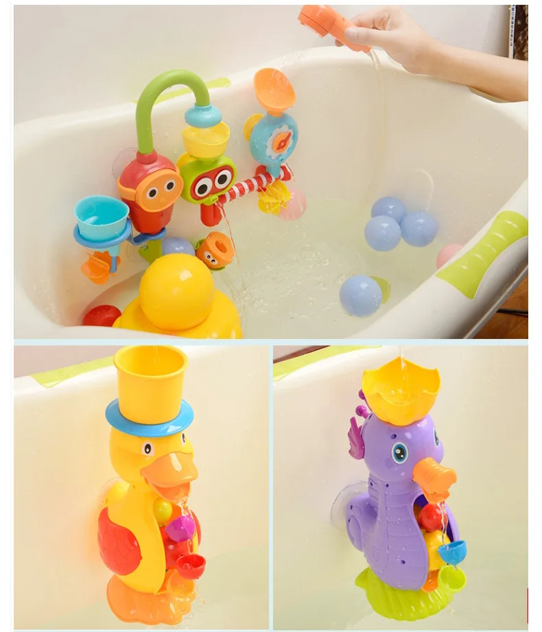Babybath игрушка Reborn baby Doll для игры в ванне воды оборачиваться Подсолнух цветы посыпать девочка мальчик игрушка Ванна для малышей игрушки для девочек