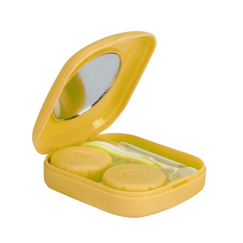 1 шт. портативная бутылка небольшого размера в форме контактных линз коробка