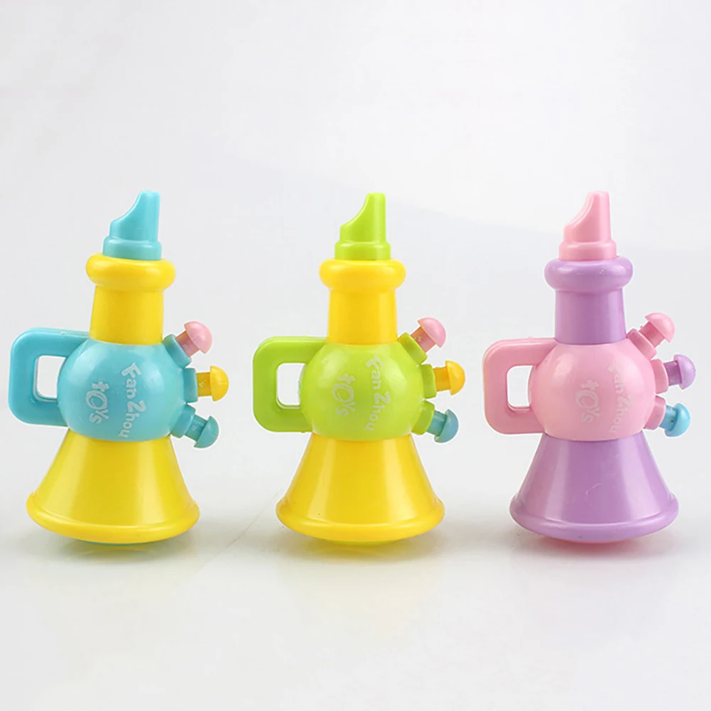 Cartoon Mini Babies Play Horn Early Musical Education Instrument Trumpet Toy 2019