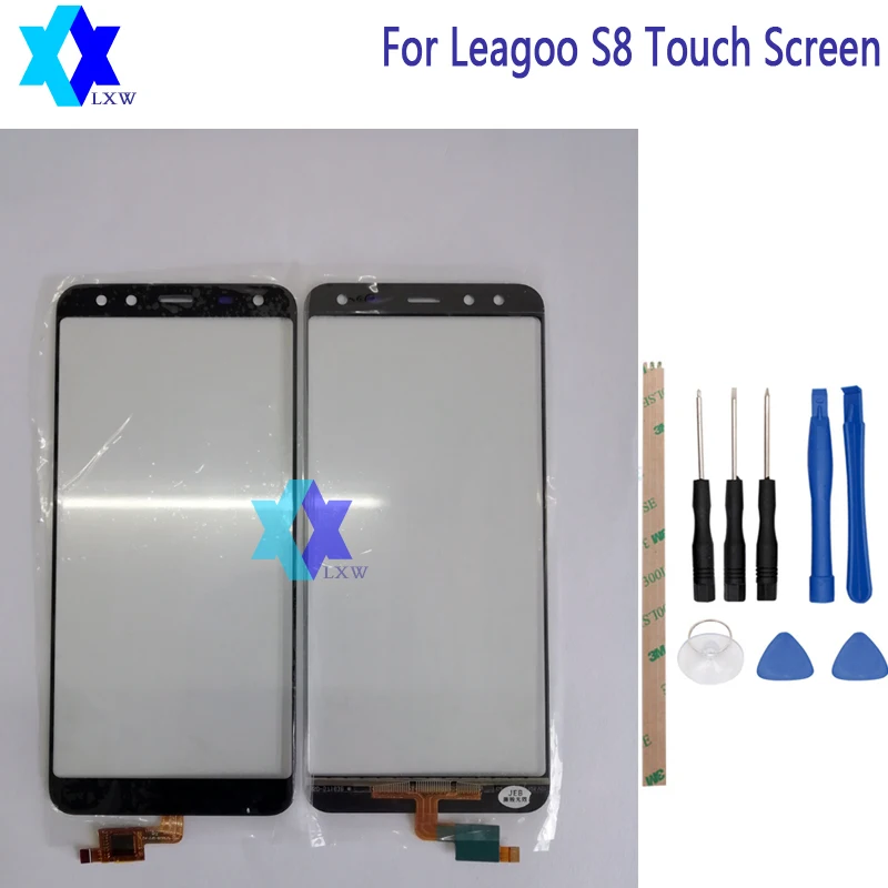 Для Leagoo S8 Сенсорный экран новый Стекло Панель + Инструменты клей|Сенсорные панели